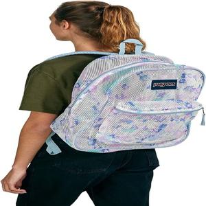 JanSport 잔스포츠 메쉬 휴가 가방 백팩 남녀공용 꽃무늬 배낭가방