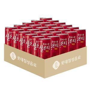 롯데칠성 실론티 240ml CAN 30개 음료 홍차 레몬 티 캔