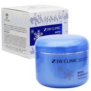 3W워터슬리핑팩 100ml 오이팩 녹차 필오프