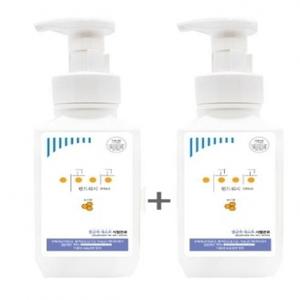 이공이공 대용량 비누 형 물 허니향 손세정제 거품 500ml+500ml 향균핸드워시 리필
