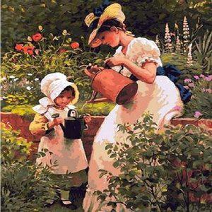 엄마와 정원에서 그림그리기 명화소그림 (WFGWS9P)