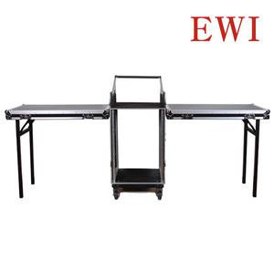 EWI BC-16U-DJ 상부 믹서 장착형 이동식 랙케이스 16U DJ테이블 / 바퀴 O / BC16UDJ 전후면도어