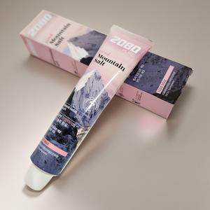 애경 2080 퓨어 히말라야 핑크솔트 함유 치약 핑크마일드 민트향 120g, 6개