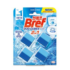 헨켈 브레프 변기세정제 듀오큐브 오션 ( 50g  4입 )