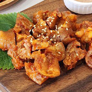 국내산 제주 흑돼지 순살 양념 미니족 150g (푸드)