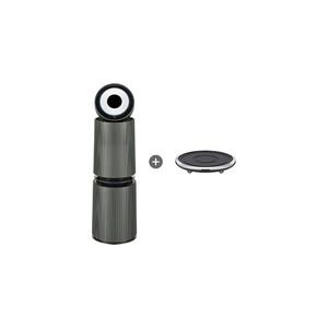 LG 퓨리케어 오브제컬렉션 AS355NGNAM AI+ 360도 공기청정기 M 필터 114㎡ + 무빙휠 세트   KN