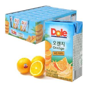 바나나주스 오렌지주스 돌망고주스 백프로과즙 120ml 32팩 망고쥬스 망고음료