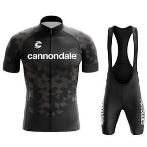 사이클 의류 Cannondale 여름 사이클링 저지 세트 MT 자전거 의류 레이싱 고속 건조 Hombre Ropa Maillot C