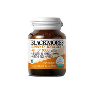 블랙모어스 써니디 비타민D 60캡슐, 1개