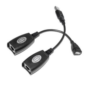 호환 USB 이더넷 어댑터 변환기 50M 1 케이블 코드 LAN 쌍 거리 RJ45 통한 연장 to Cat5E/6 액세서리를 컴퓨터