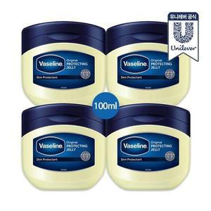 바세린 오리지널 프로텍팅 젤리 100ml 4개
