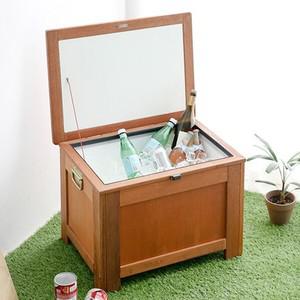 원목아이스박스 테이블겸용 MK25264