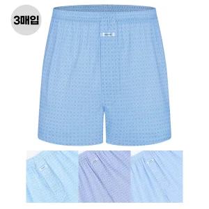 남성 모시 트렁크 사각팬티 순면 모시메리 박서 팬티 3매 세트 아빠 선물