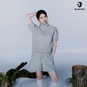 [롯데백화점]블랙야크 [아이유착용]25SS 여성용 반팔티 여성아이스프레쉬A집업반팔티 1BYZTMU509 (BON)