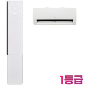 FQ18FV3EE2M LG 휘센 오브제컬렉션 뷰 에어컨 2in1 1등급/기본설치비무료/3시리즈 멀티형 에어컨 18+6평형 2025년형/