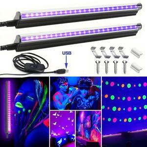 바디 페인팅 5W USB 자외선 블랙 라이트바 395nmTapestry 포스터 글로우 파티 T5 튜브 UV 스트립 조명 캐비