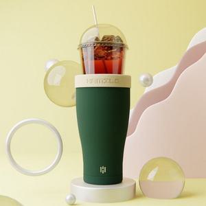 해밀로 아이스커피 텀블러 그린 880ml 1개