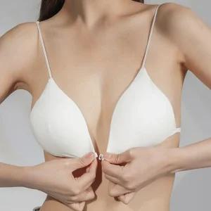 앞후크 브라렛 노와이어 브래지어 얇은끈 스트랩 브라 슬림