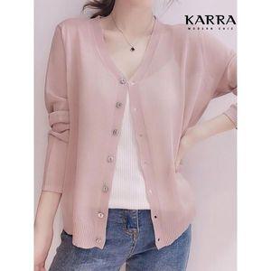 [하프클럽/]KARRA 클리어시스루가디건_A5M0012
