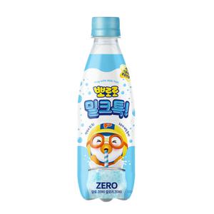 팔도 뽀로로 밀크톡 제로 355ml x 24개 키즈 어린이 탄산 음료 뽀로로톡