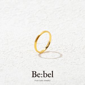 순금커플링 1.875g(반돈) 24k 반지 엥게이지 무광 남자 여자 비벨