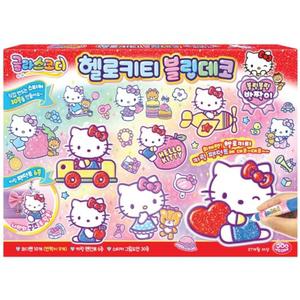 글라스코디 헬로키티 블링데코/어린이/데코/물감/아모스/썬데코/펜/멀티팩/그림/놀이/스티커/완구/여아