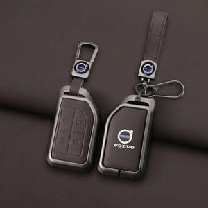 Zine 합금 자동차 키 케이스 쉘 커버 홀더 볼보 FH16 RC FM EVRO 6 fh CARGO 555 대형 트럭 보호 액세서리