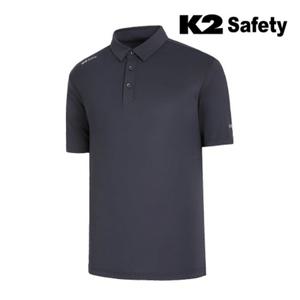 K2 SAFETY 남자 스판 카라 반팔티 여름 냉감 