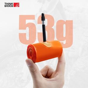 ThinkRider 1PSC 초경량 자전거 내부 튜브 26 27.5 인치 MTB TPU 소재 타이어 45mm 프랑스어 슈퍼 라이트