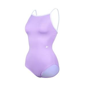 [레노마수영복][본사직영] 여성 솔리드 U백 원피스수영복 퍼플 RN-LS2F751-PP