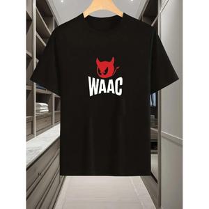 WAAC 남성 레드 데빌 티셔츠