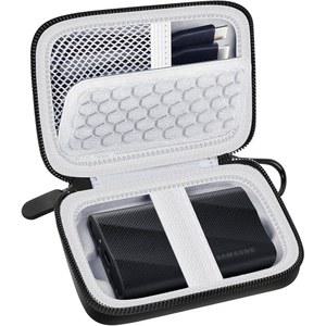 삼성 T9/ T7/ T7 쉴드 휴대용 SSD 4TB 2TB 1TB, USB 외장 솔리드 스테이트 하드 드라이브 여행용 홀더 케이