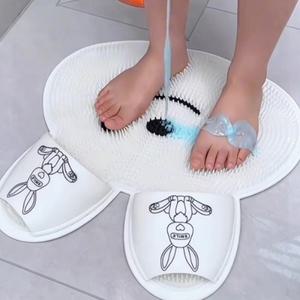 발클리너 실리콘발세척 세족매트 풋샤워 발씻는신발