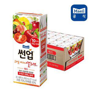 썬업 과일야채샐러드 레드 200ML 24팩