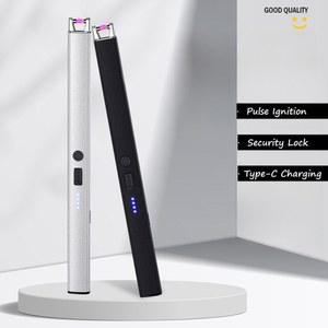 전기 휴대용 TYPE 점화 FLAMELESS 스토브 방풍 충전식 가스 캔들 안전 라이터