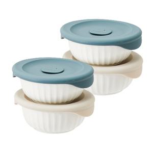락앤락 바로한끼 도자기 밥용기 250ml 2P세트 1+1, 총4개