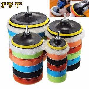 7INCH CARPOLISHING 디스크 자기 접착 버핑 왁싱 스폰지 패드 자동차 폴리 드릴 어댑터
