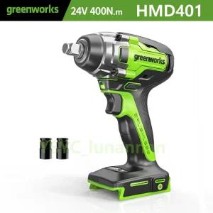 greenworks HMD401 충전임팩트렌치 400Nm 전동 임팩렌치 24V 베어툴 본체