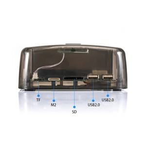 2.5인치 3.5 Sata/Ide Hdd 케이스 2-도크 듀얼 베이 하드 드라이브 도킹 스테이션 3.0 E-Sata 카드 리더기