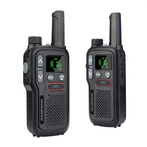 Baofeng 미니 워키토키 PMR 446 USB 휴대용 양방향 라디오 듀얼 PTT 워키토키 사냥 카페용 T18 휴대용 라디