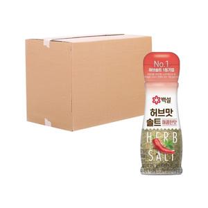 (박스) CJ 백설 천일염 허브맛솔트 매콤한맛 55g 35입