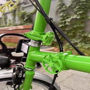 Brompton ACline 접이식 자전거용 3DO  인쇄 니켈 스틸 합금 버클 세트  50g