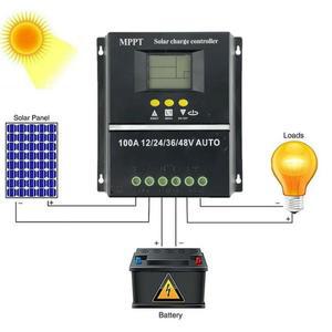 태양광 용품 Snaterm MPPT PWM 광 충전 컨트롤러 오프 그리드 시스템 사용 12V 36V 60A 100A
