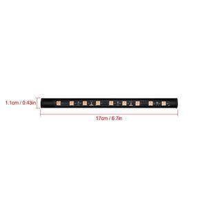 자동차 조명용품 네온 18 LED 자동차 인테리어 앰비언트 풋 라이트 USB 장식 조명 5V 범용 분위기 램프