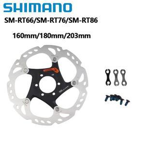 Shimano XT SM-RT86 SLX SM-RT76 SM-RT66 MTB 디스크 브레이크 용 6 볼트 브레이크 디스크 6 손톱 160mm 18