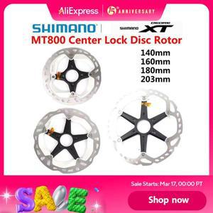 Shimano DEORE XT RT MT800 센터 잠금 디스크 로터 아이스 포인트 기술 브레이크 디스크 도로 산악 자전거