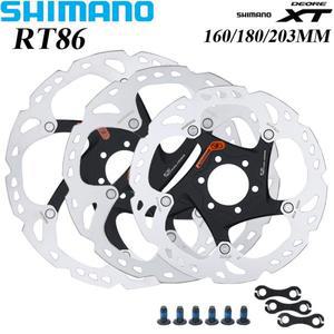 Shimano XT SM-RT86 브레이크 디스크 로터 아이스 기술 브레이크 디스크 6 볼트 RT86 160mm 180mm 203mm MT