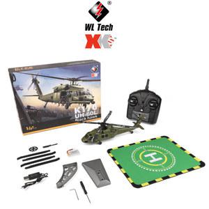WLtoys RC 단일 6 UH 모터 4CH Aixs 헬리콥터 자이로 K170 블레이드 프로펠러 스코프 60L 브러시리스 2.4Ghz
