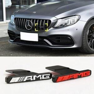 호환 메르세데스 엠블럼 W167 용 로고 자동차 크롬 W205 C63 W212 X253 악세사리 AMG 그릴 자동 W206 벤츠 GT 프론트 W177 후드 W213 X247