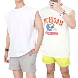 남자나시 민소매티 운동복 헬스티 여름 머슬티 기능성 헬스티 바캉스티 박스티 NS01